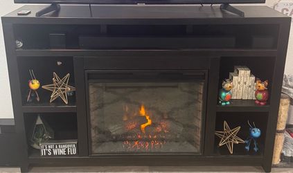 Entertainment Center with fireplace