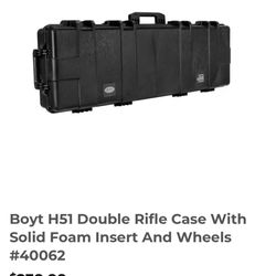 Double Rifle Gun Case