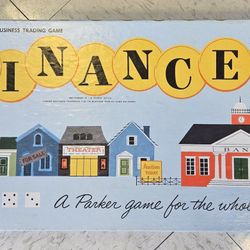 Vintage Finance Board Game Parker Bros No.100 I-8159