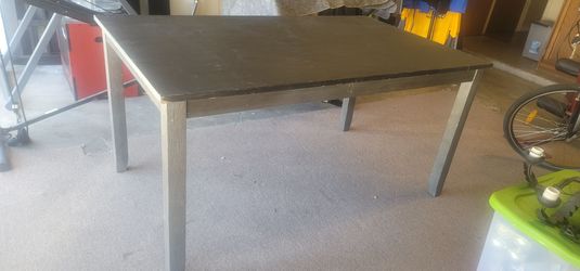Table  no chairs