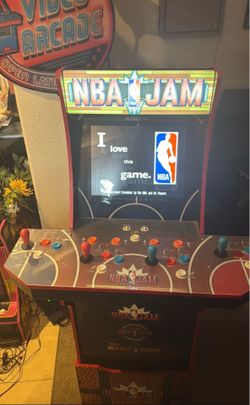 NBA JAM – 4 Player Arcade with Riser!