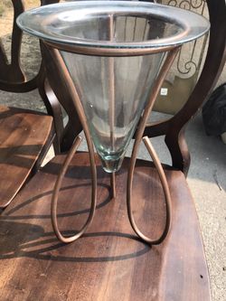 Adorno con vidrio grueso