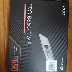 Unopened MSI 650P Pro wifi - $70