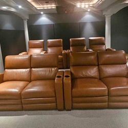Power Reclining Theater Chairs