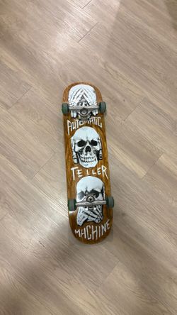 Complete Skateboard ATM Deck 8.0, Thunder trucks, Girl wheels