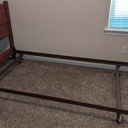 Hardwood Twin bed