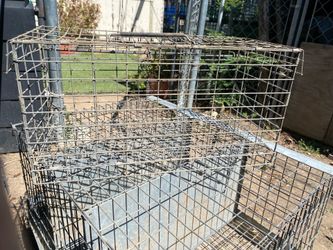 Animal cage / transport single unit