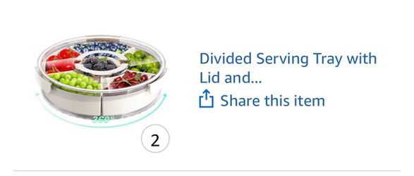 Divided Serving Tray