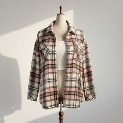 Gorgeous plaid jacket small oversized fit