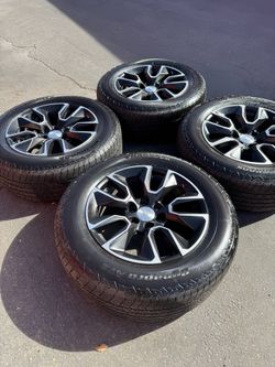 2023 Chevy Silverado 20” Wheels With Hankook All Terrain Tires Original OEM Tahoe GMC