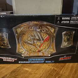 WWE Spinning CHAMPIONSHIP RAW BELT