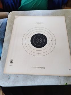 Vintage Large Paper Target