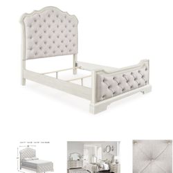 Ashley’s Arlendyne Queen Upholstered Bed (antique White)
