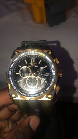 Invicta gold plated watch