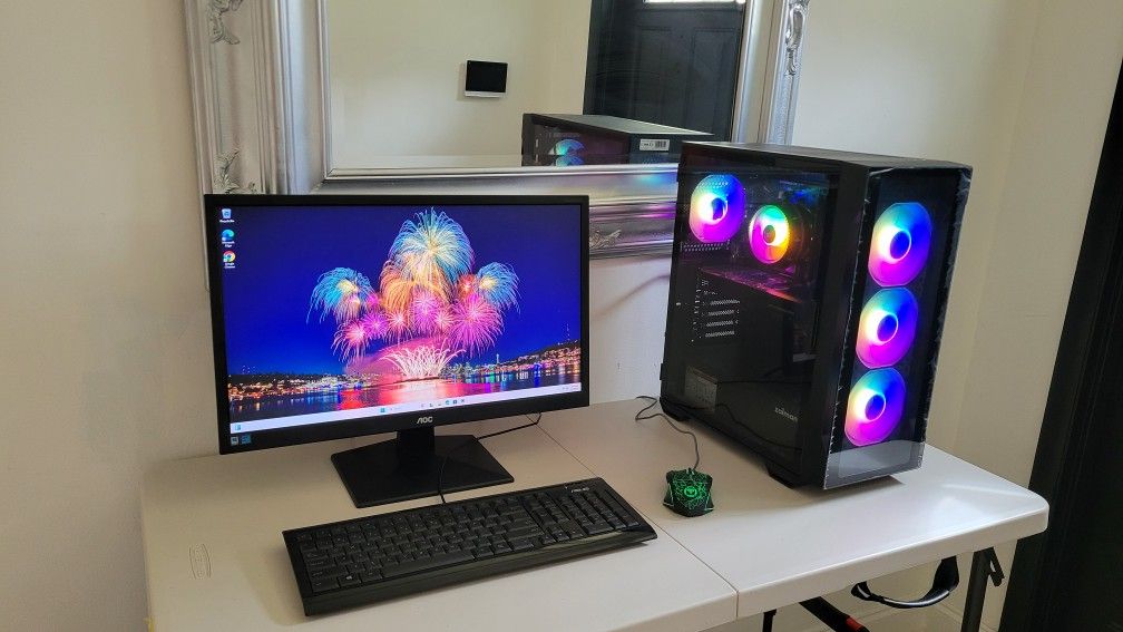 Computer Desktop Asus, INTEL QUADCORE i5-7500@ 3.40GHz,16GB DDR4, MVME-M2 256GB SSD, 500GB HDD. W11Pro