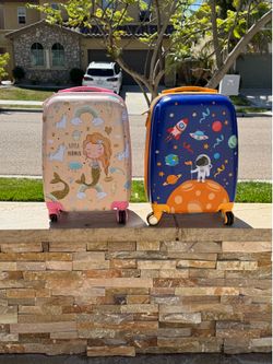 Kids Carry on Bags - 2 Pieces ( Boy and Girl)