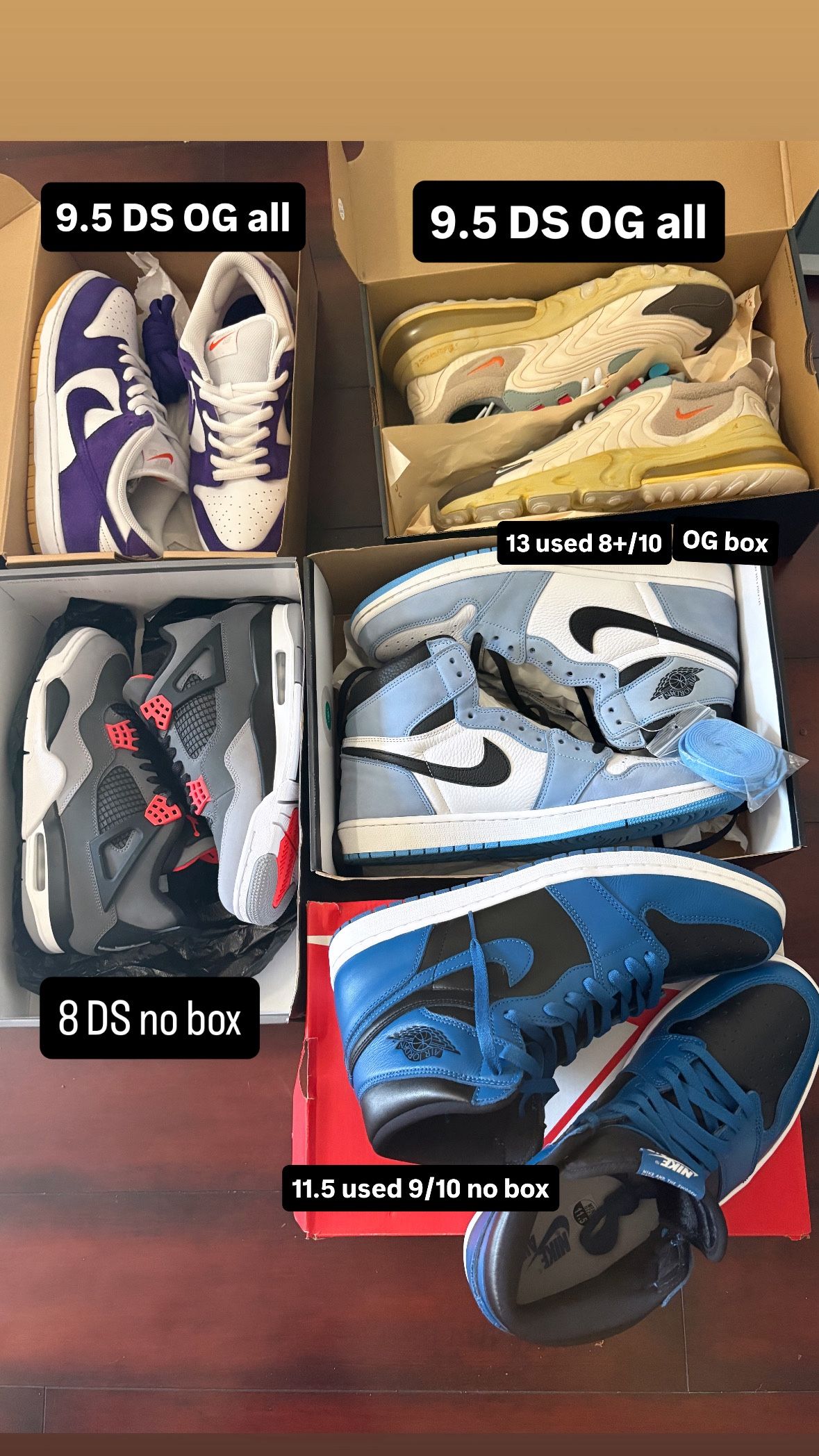 Jordan’s / Nikes