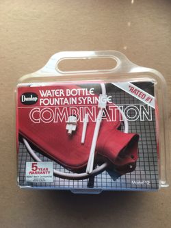 Water Bottle Fountain Syringe Combo - New