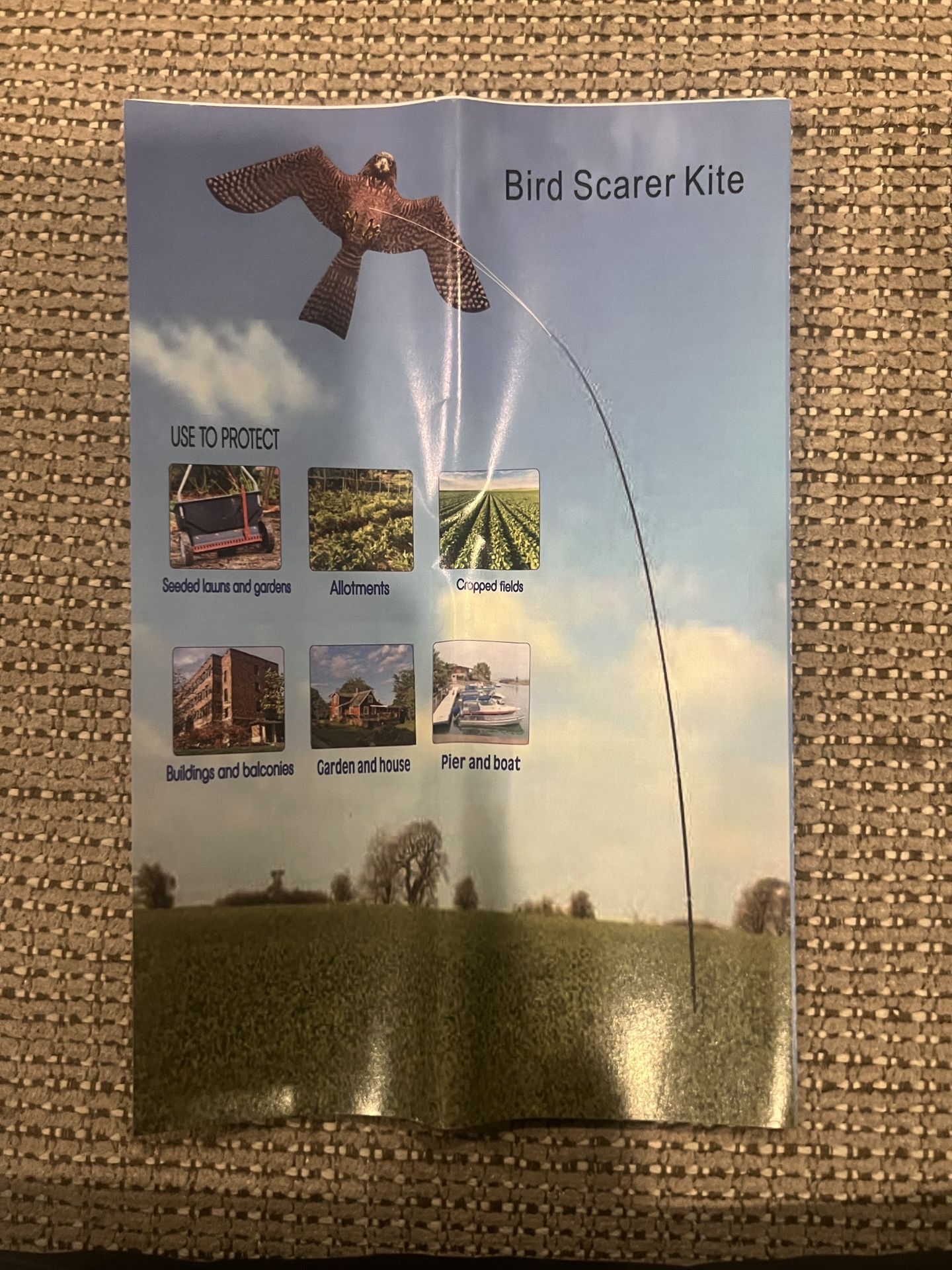 Bird Scarer Flying Kite Crops Farm Flying Bird Hawk Flying