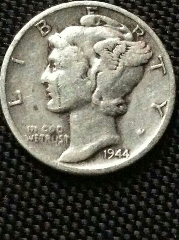 Mercury Dime 1944 s mint mark