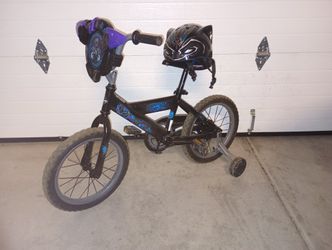12' Black Panther Bike By Huffy (3 To 5 Years)