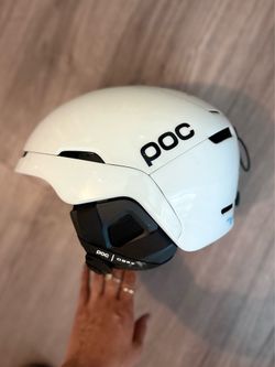 POC SPIN Ski Snowboard Helmet White Medium-Large 55-58cm Unisex