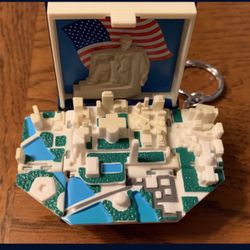 Vintage 1990s Washington D.C. Pop-Up Story  Key Chain
