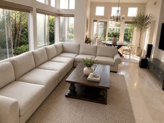 Pottery Barn Turner Roll Arm sectional in the Extra Deep