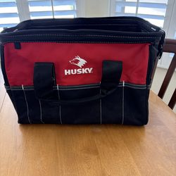 Husky Red Black Tool Bag