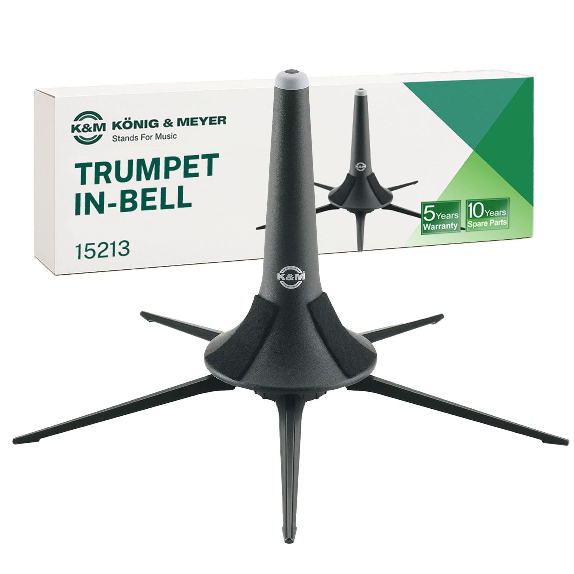 NEW - K&M König & Meyer Trumpet In-Bell 5 Leg Metal Stand and Holder
