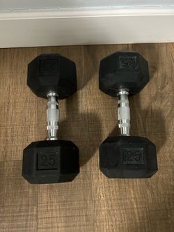 25 lbs dumbbells GREAT CONDITION