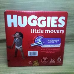 Huggies Little Movers Size 6 - 50 Count
