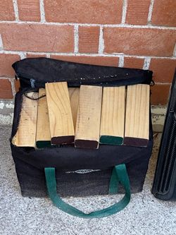 Wooden Blocks Game with carrying case