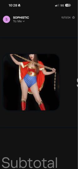 Wonder Woman Halloween Costume Set
