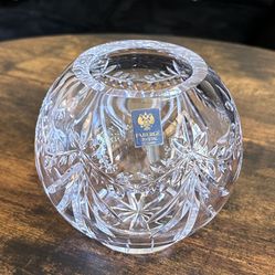 Faberge  Clear Crystal Bowl 