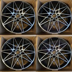 New Set 19 Inch Rims Wheels Style 19x9.5 +40 (5x112) CB: 66.5 Fits BMW