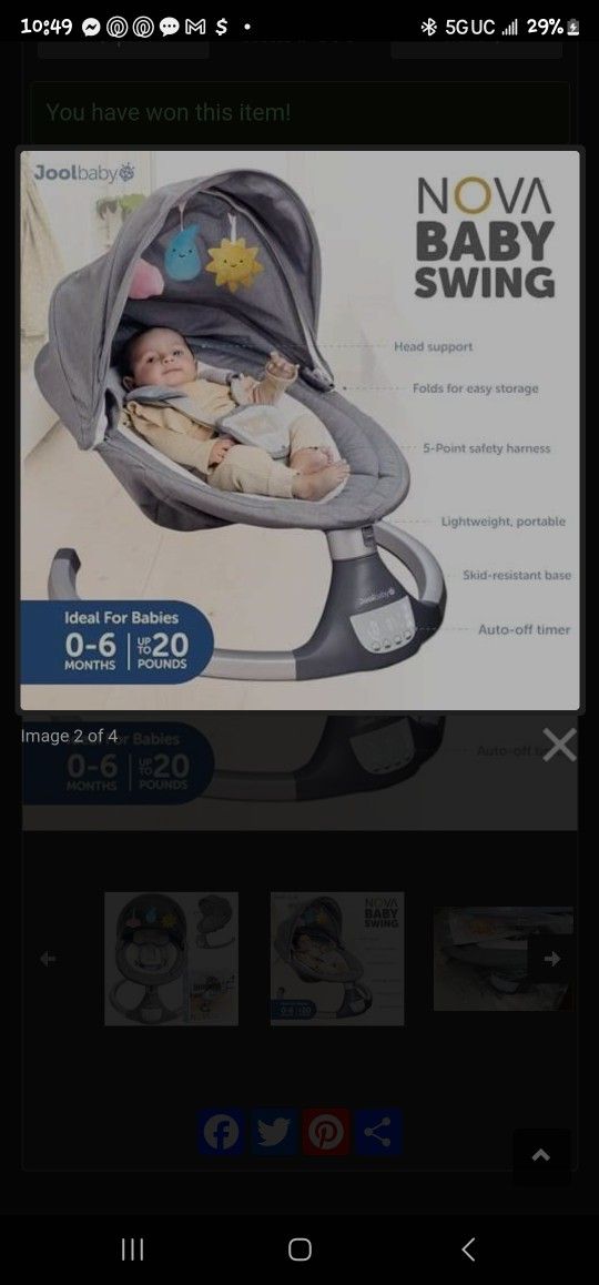 Nova Baby Swing