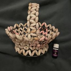 Handmade Vintage Shell Basket