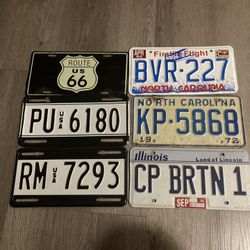 License Plate Small Collection 