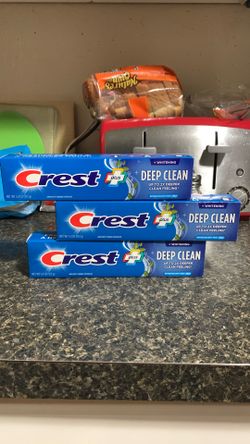 Crest Deep Clean Whitening Toothpaste-3 Items!($11.91+ Value)