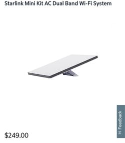 Starlink Mini Kit AC Dual Band Wi-Fi System