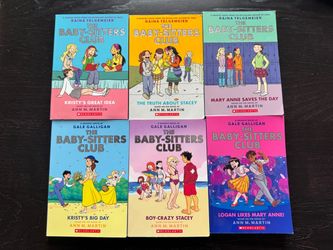 The Baby-Sitters Club graphic novel book lot- in EUC!