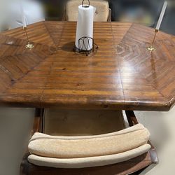 Light Brown Wooden Table