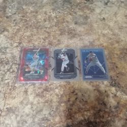 2023 Panini Prizm Baseball 3 Card Lot Mark McGwire, Nolan Ryan, Kirby Puckett 
