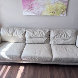 Leather Couch & Chair