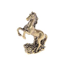 Bronze Horse Statue – Metal Desktop Sculpture, Chinese Zodiac Home Decor For Living Room Or Tea Table