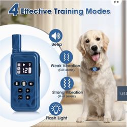 Anti Barking Collar,Smallest Dog Training Collar for Small Dogs 5-15lbs,Lightest Dog Vibrating Collar with Remote 2000Ft, Beep and Vibrate Only, Safet