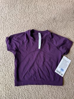 Lululemon Swiftly Cropped Short Sleeve Size 6