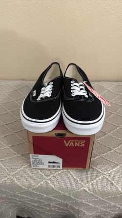 Vans Authentic Black White Low-Top Sneakers