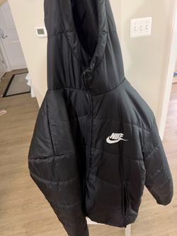 Nike Black Puffer Jacket with Hood